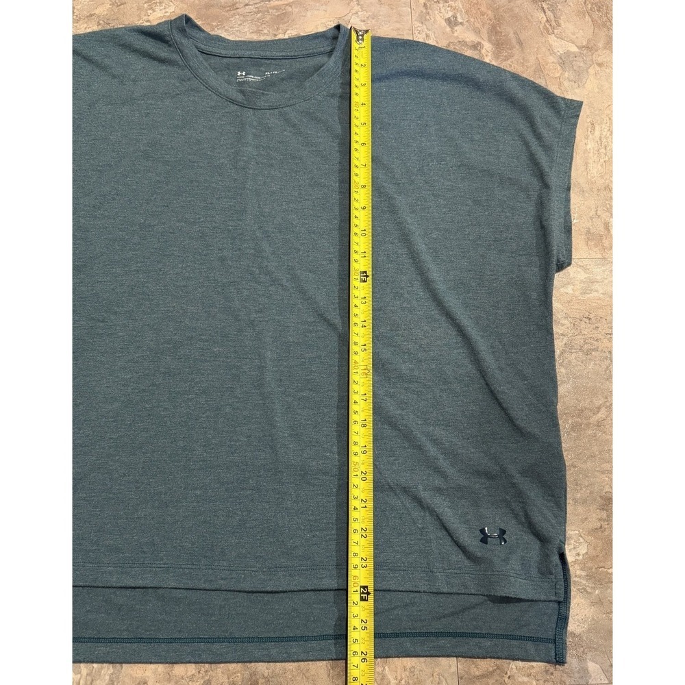 Under Armour Women's Essentials T-Shirt Tourmaline Teal /Tonal XL Cap Sleeve - Picture 8 of 8